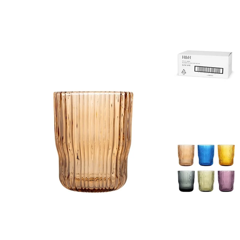 28 cl - Lyric Bicchiere Acqua In Vetro Borosilicato - Set 6 Pz
