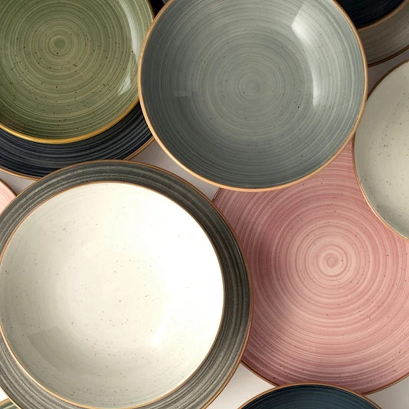 Coupe Harper Servizio Piatti In Stoneware Set 18 Pz