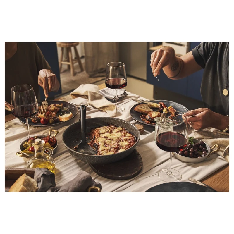 Torre Set Padelle e Casseruole Antiaderente Ceramico In Alluminio Con Manico Rimovibile - Set 4 Pz