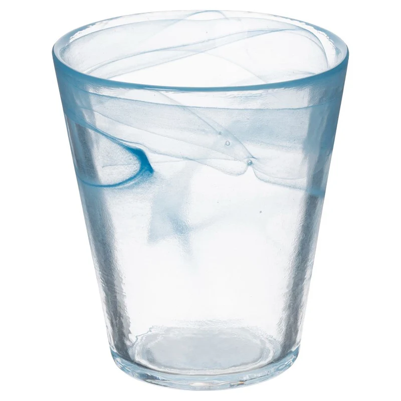 25 cl - Alabastro Ocean Bicchiere Acqua Colorato In Vetro Set 6 Pz