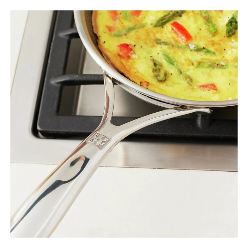 Peak Padella Bassa Antiaderente In Acciaio Inox Con Rivestimento Ceraforce Hycoat