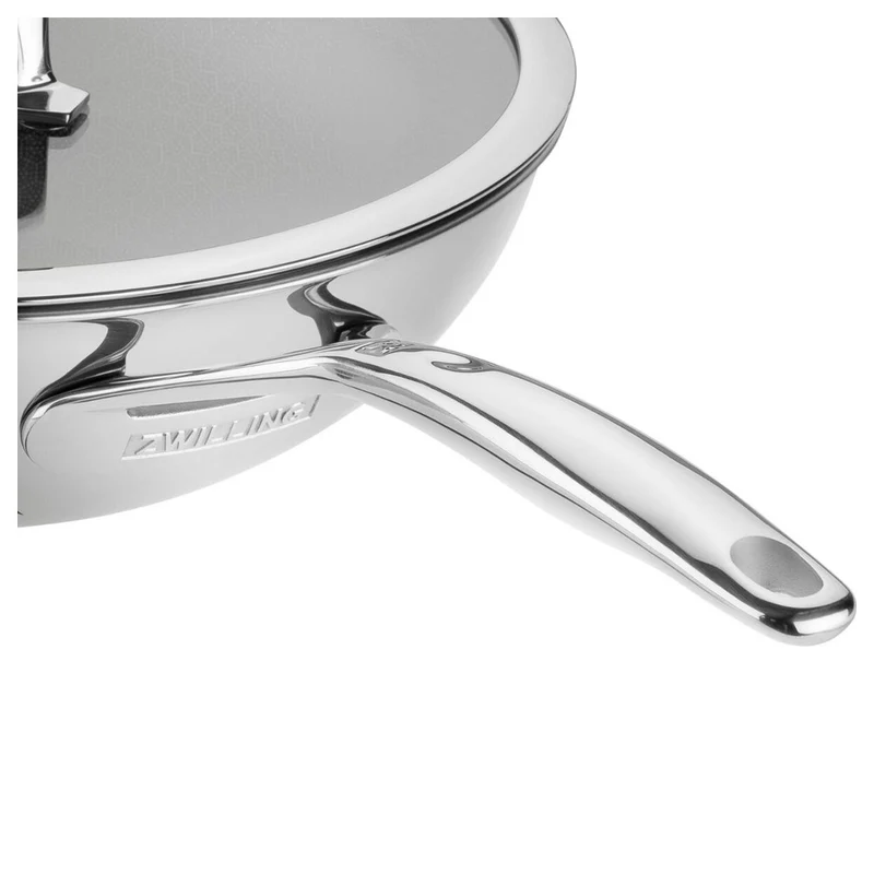 Peak Wok Antiaderente Con Coperchio In Acciaio Inox Con Rivestimento Ceraforce Hycoat