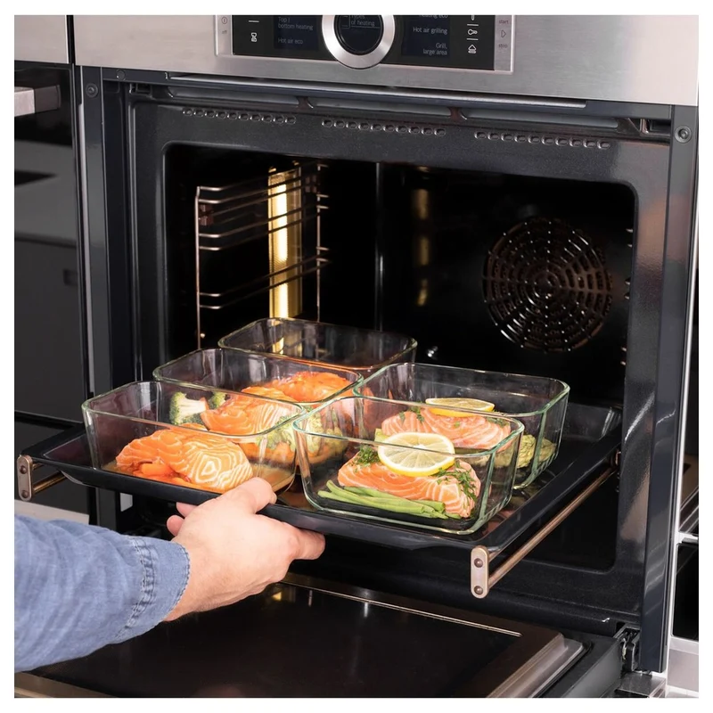Fresh & Save Start Set Kit Sottovuoto Con Contenitori In Vetro e Pompetta Per Sottovuoto - Set 7 Pz