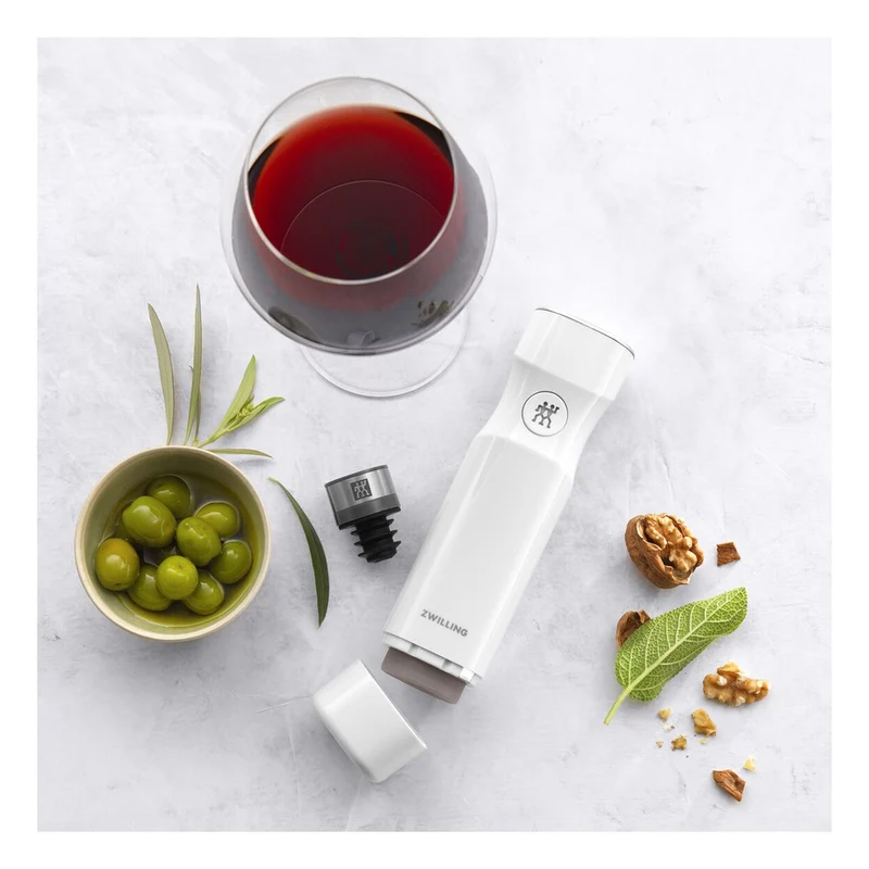 Fresh & Save Set Tappi Salva Vino In Acciaio Inox - Set 3 Pz