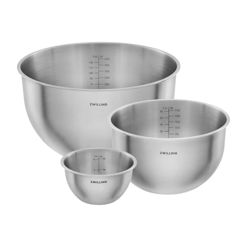 Fresh & Save Set Ciotole In Acciaio Inox - Set 3 Pz