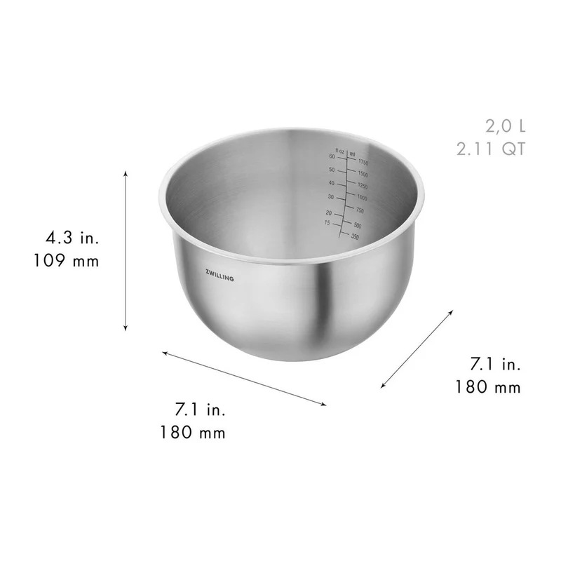 Fresh & Save Set Ciotole In Acciaio Inox - Set 3 Pz