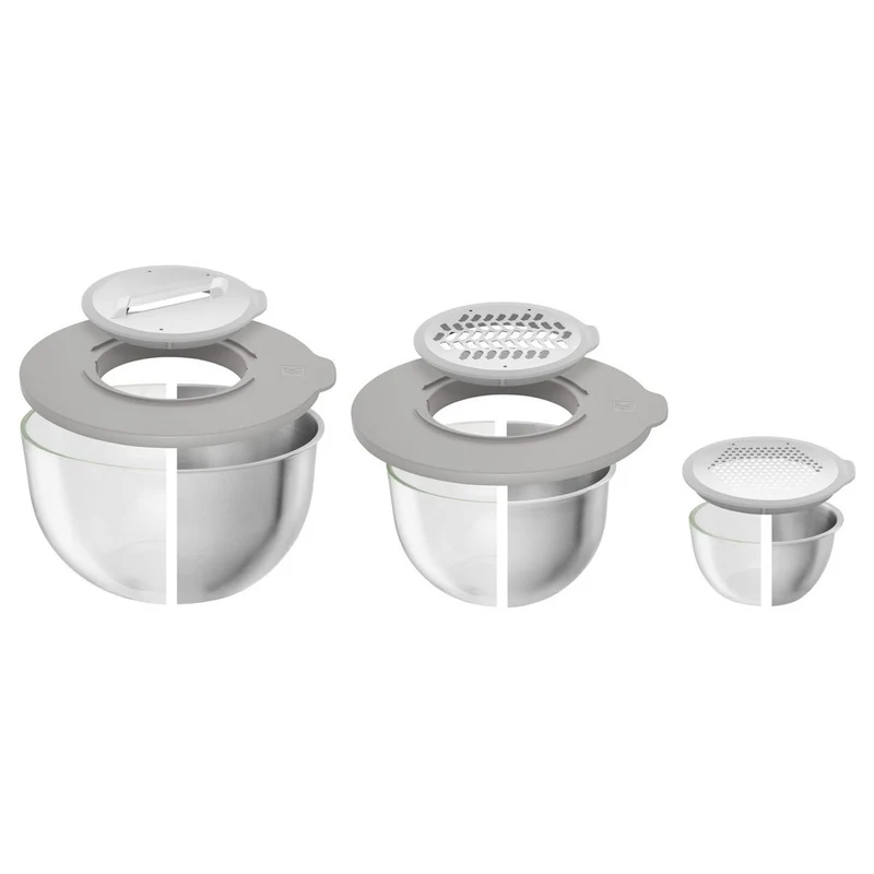 Fresh & Save Set Accessori Ciotole In Plastica - Set 5 Pz