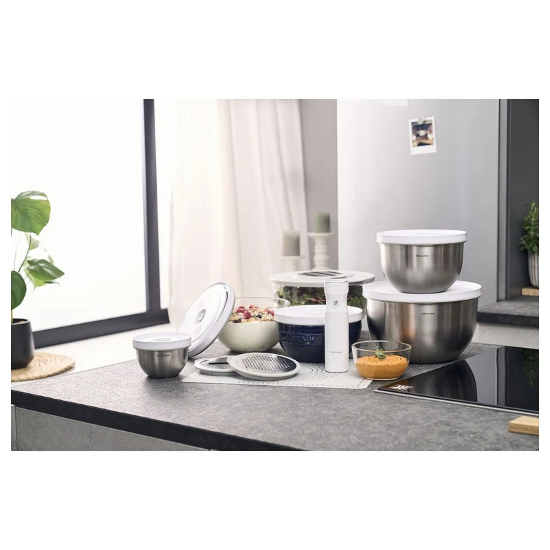 Fresh & Save Kit Sottovuoto Con Contenitori In Vetro e Pompetta Per Sottovuoto - Set 9 Pz