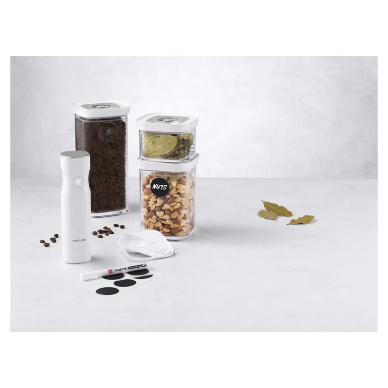 Fresh & Save Cube Set Contenitori Sottovuoto Con Pompetta Senza Fili In Plastica - Set 6 Pz