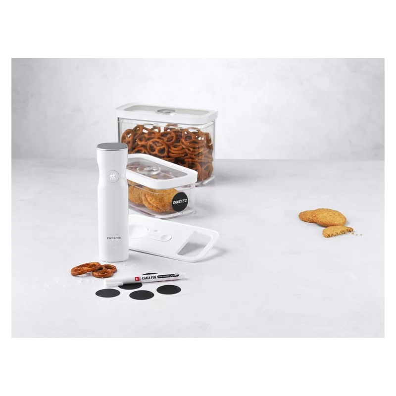 Fresh & Save Cube Set Contenitori Sottovuoto Con Pompetta Senza Fili In Plastica - Set 5 Pz
