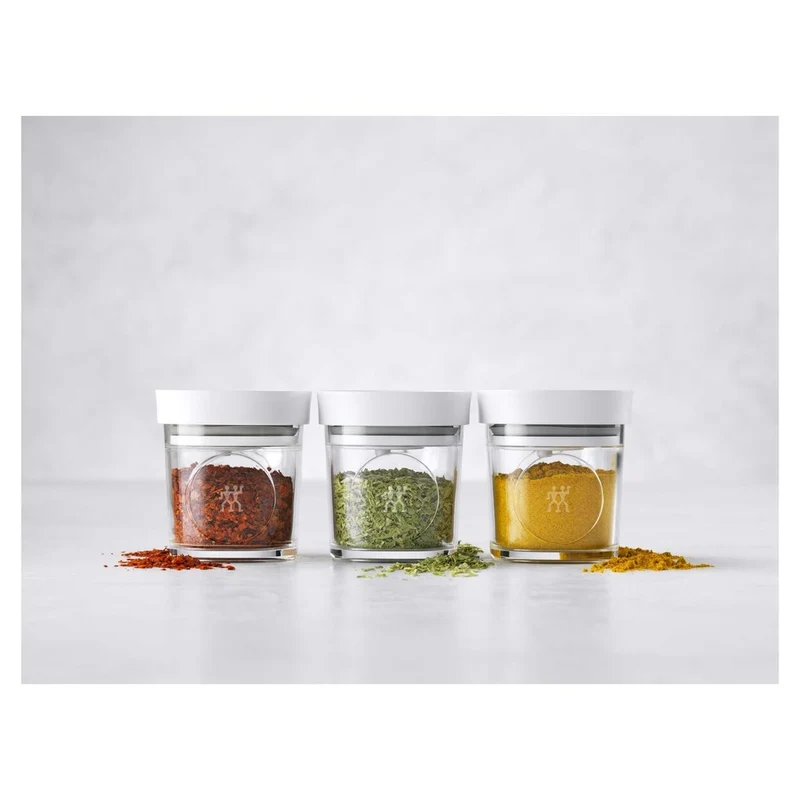 Fresh & Save Cube Set Contenitori Per Alimenti Sottovuoto In Plastica - Set 3 Pz