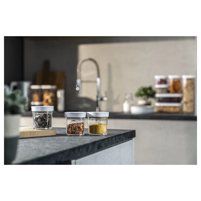 Fresh & Save Cube Set Contenitori Per Alimenti Sottovuoto In Plastica - Set 3 Pz