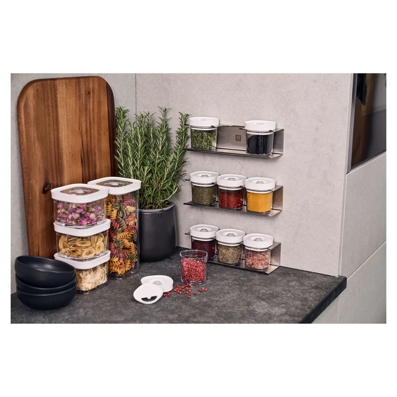 Fresh & Save Cube Set Contenitori Per Alimenti Sottovuoto In Plastica - Set 3 Pz