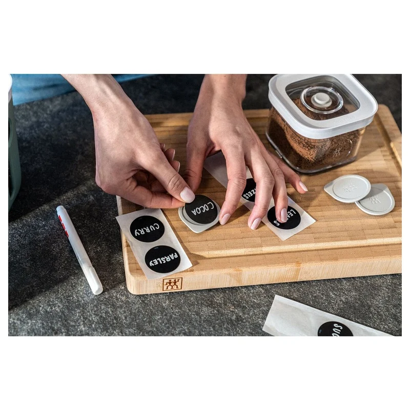 Fresh & Save Cube Etichette Rotonde Con Pennarello - Set 11 Pz