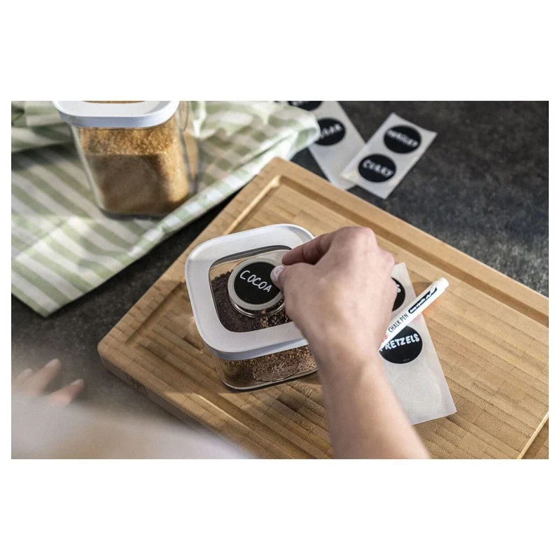Fresh & Save Cube Etichette Rotonde Con Pennarello - Set 11 Pz