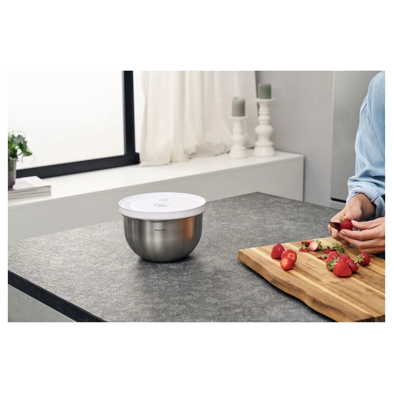 Fresh & Save Ciotola Con Coperchio per Sottovuoto In Acciaio Inox