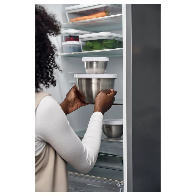 Fresh & Save Ciotola Con Coperchio per Sottovuoto In Acciaio Inox