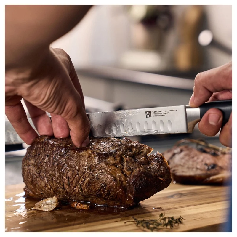 26 cm - 4 Stars Coltello Prosciutto In Acciaio Inox