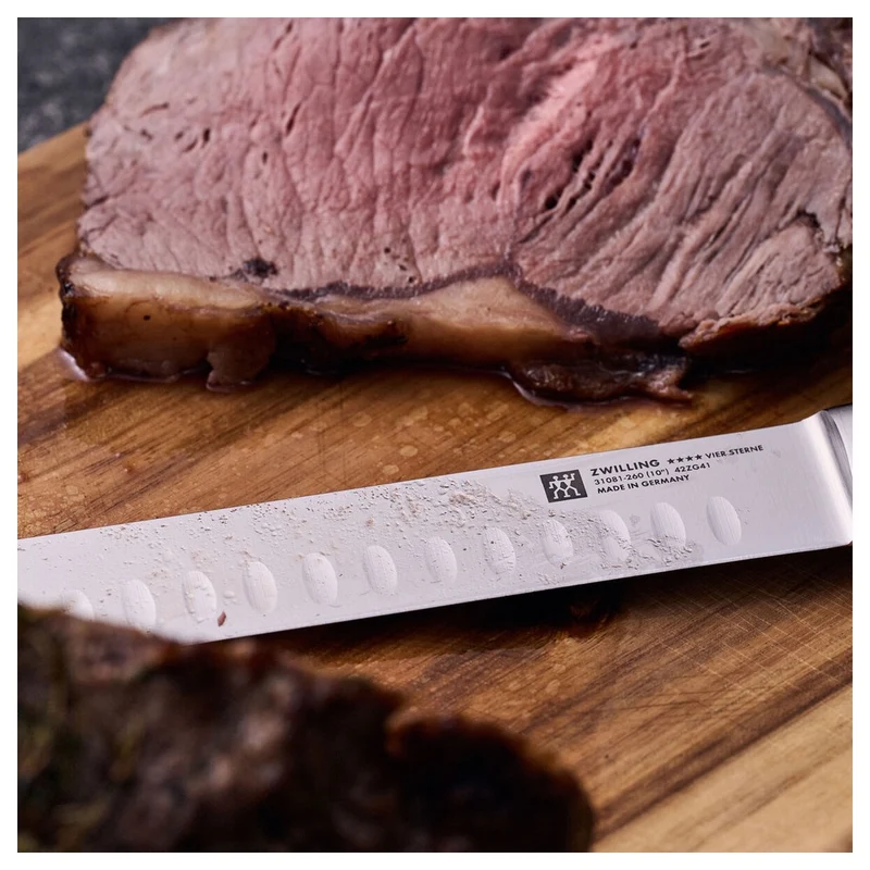 26 cm - 4 Stars Coltello Prosciutto In Acciaio Inox