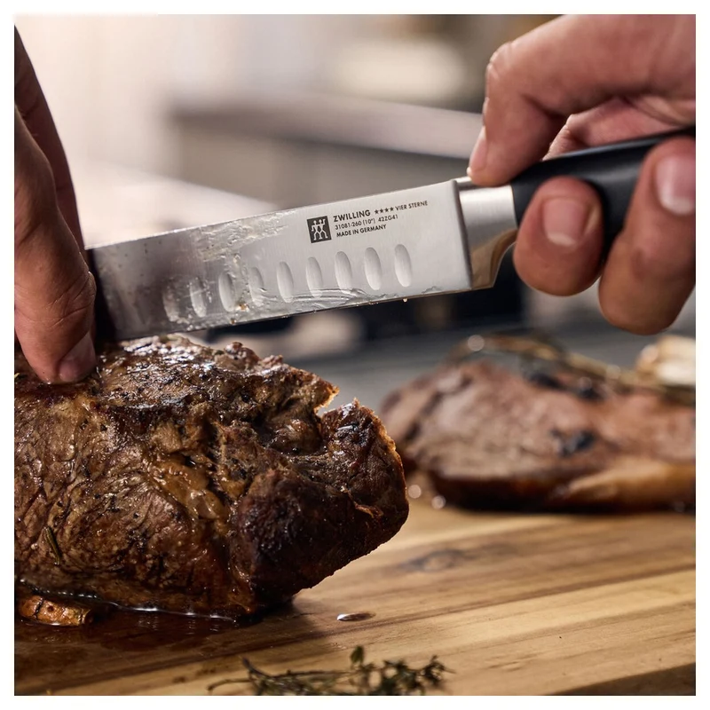 26 cm - 4 Stars Coltello Prosciutto In Acciaio Inox