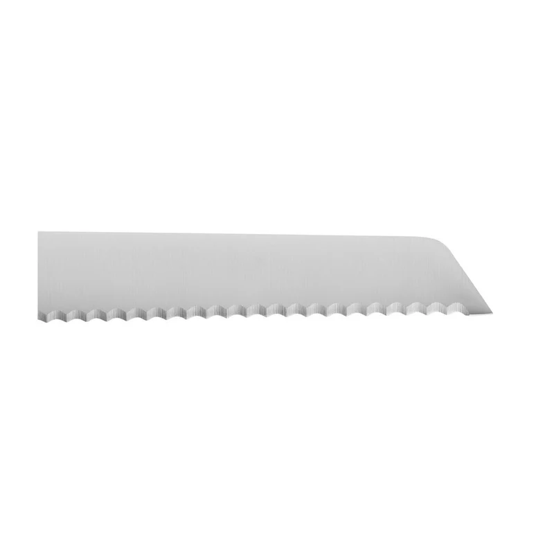 20 cm - 4 Stars Coltello Pane Seghettato In Acciaio Inox