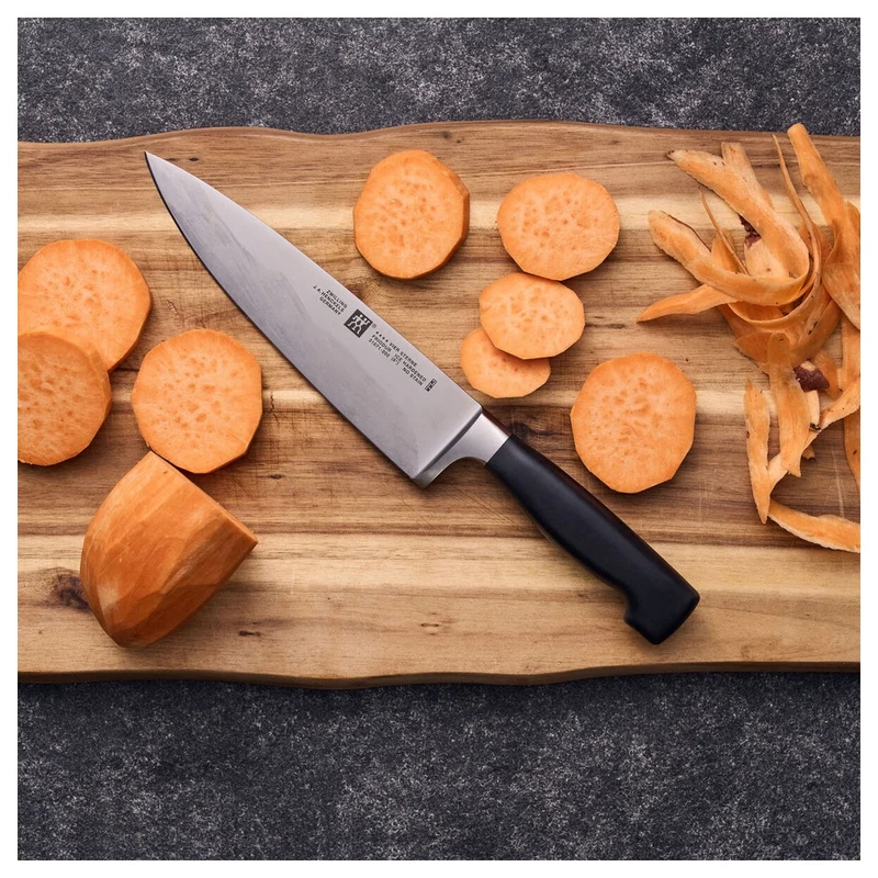 20 cm - 4 Stars Coltello Chef In Acciaio Inox