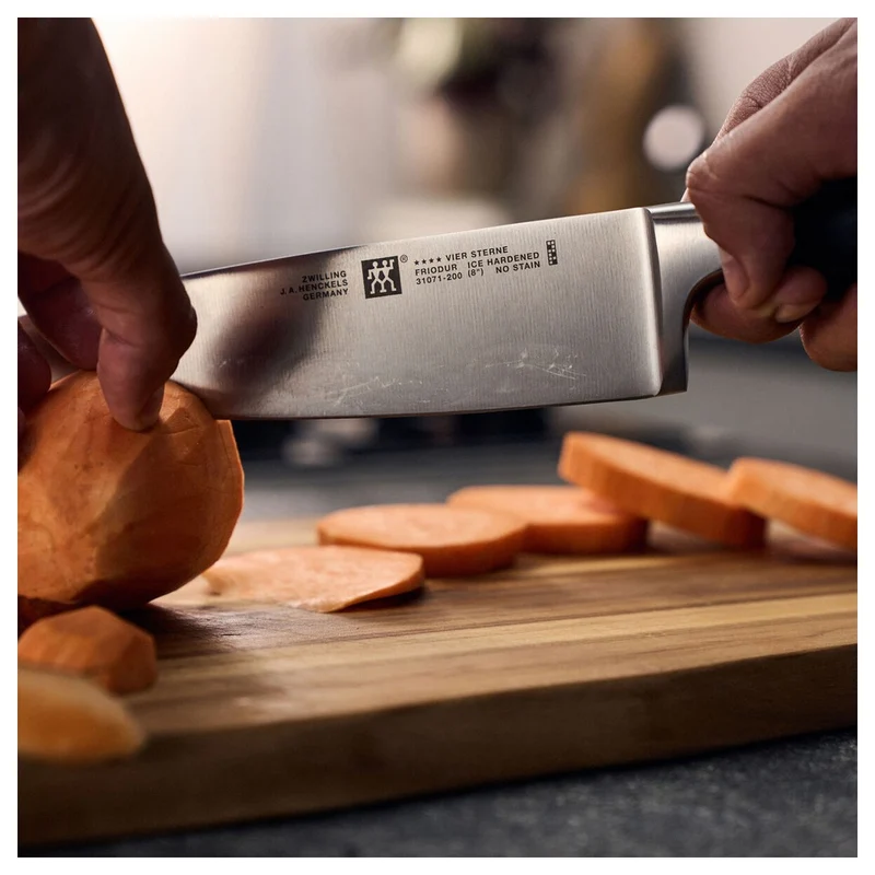 20 cm - 4 Stars Coltello Chef In Acciaio Inox