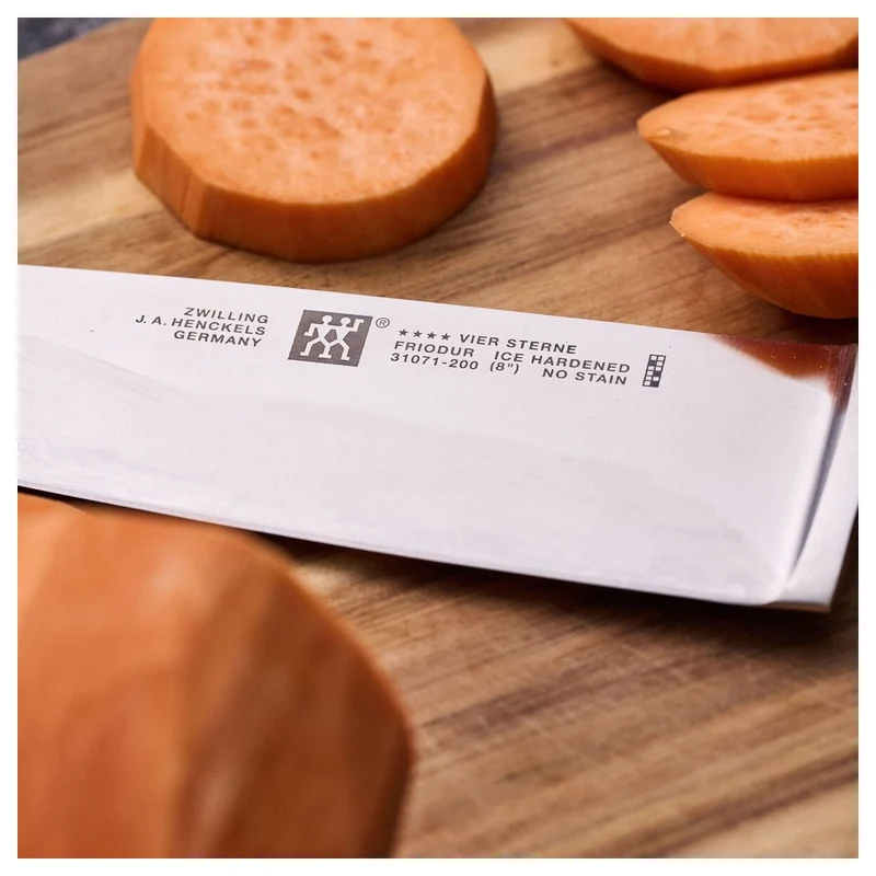 20 cm - 4 Stars Coltello Chef In Acciaio Inox