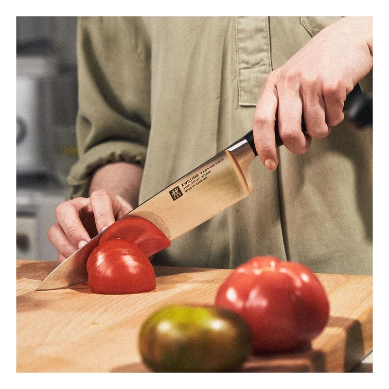 20 cm - 4 Stars Coltello Chef In Acciaio Inox