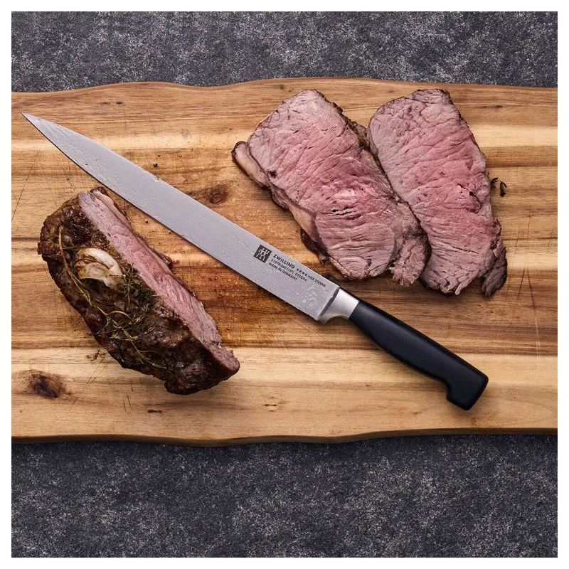 26 cm - 4 Stars Coltello Carne Liscio In Acciaio Inox