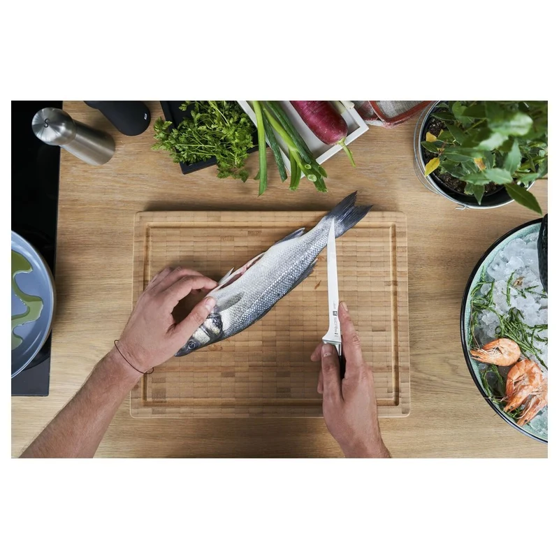 18 cm - 4 Stars Coltello Filettante In Acciaio Inox