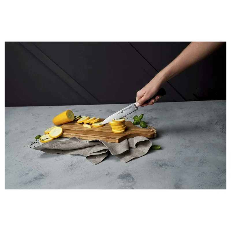 16 cm - 4 Stars Coltello Carne Liscio In Acciaio Inox