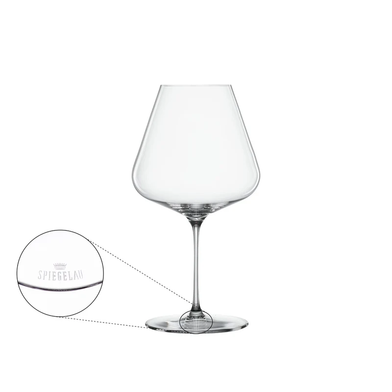 96 cl - Definition Calice Vino Rosso Burgundy In Vetro Cristallino - Set 4 Pz