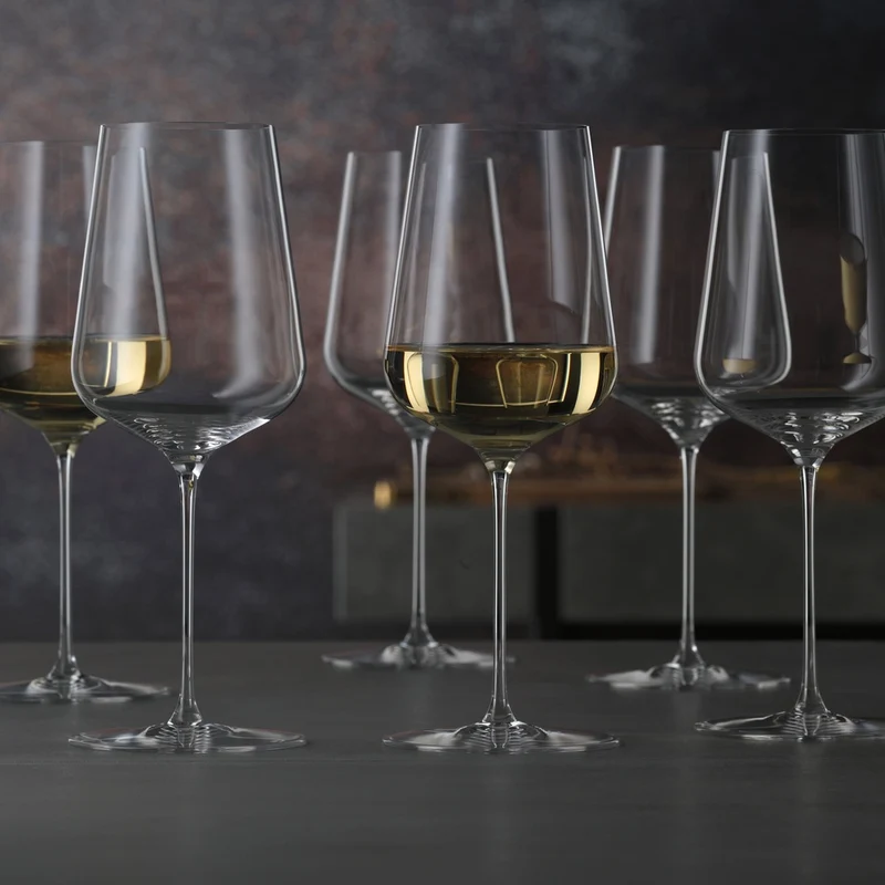 55 cl - Definition Calice Vino Multiuso Universale In Vetro Cristallino - Set 4 Pz
