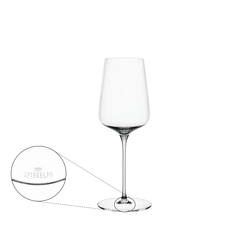 43 cl - Definition Calice Vino Bianco In Vetro Cristallino - Set 2 Pz