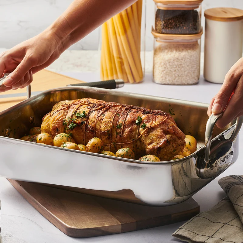 Bandeja asadora de acero inoxidable Affinity De Buyer