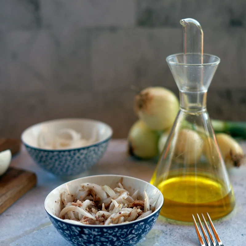 Aceitera antigoteo de cristal Galo Mercadé