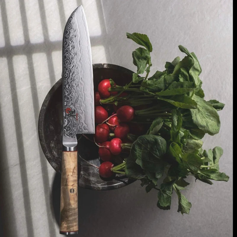 Cuchillos japoneses Miyabi de acero damasco