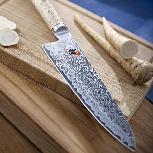 Cuchillos japoneses Miyabi de acero damasco