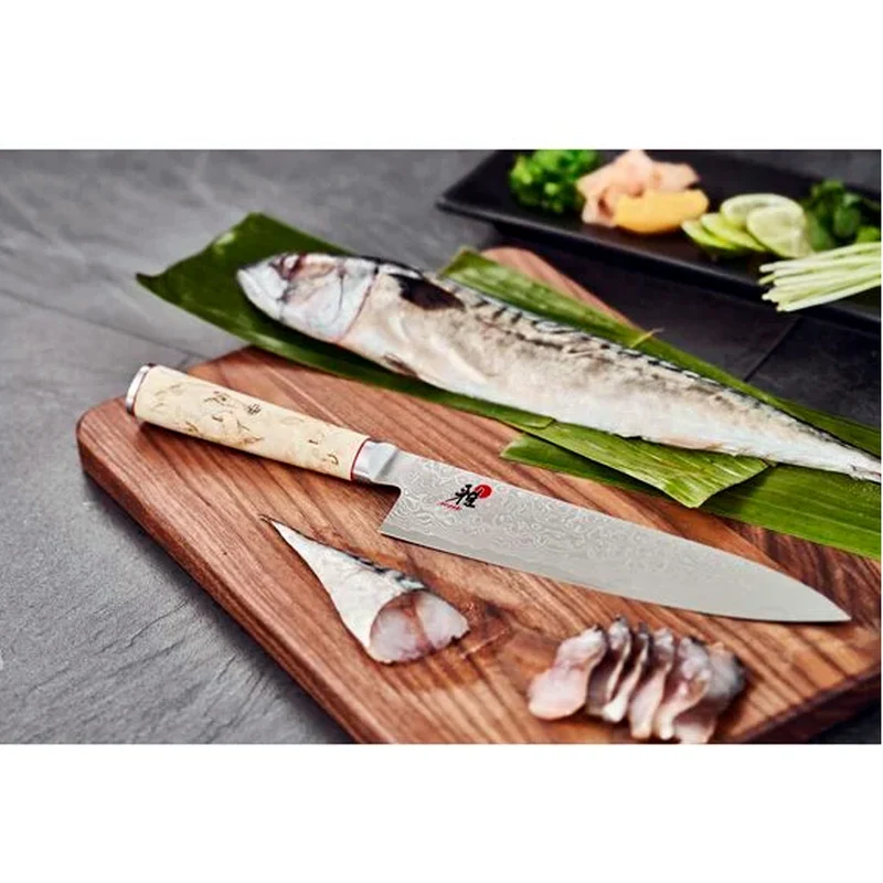 Cuchillos japoneses Miyabi de acero damasco