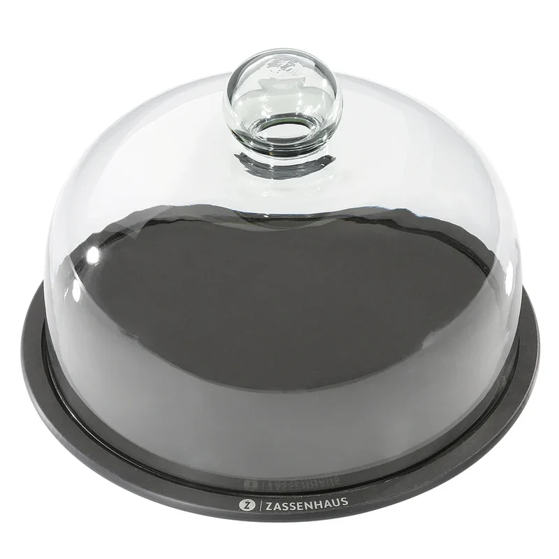 Set 2 Pezzi Campana con Piatto per formaggio tonda "Comfort Plus"