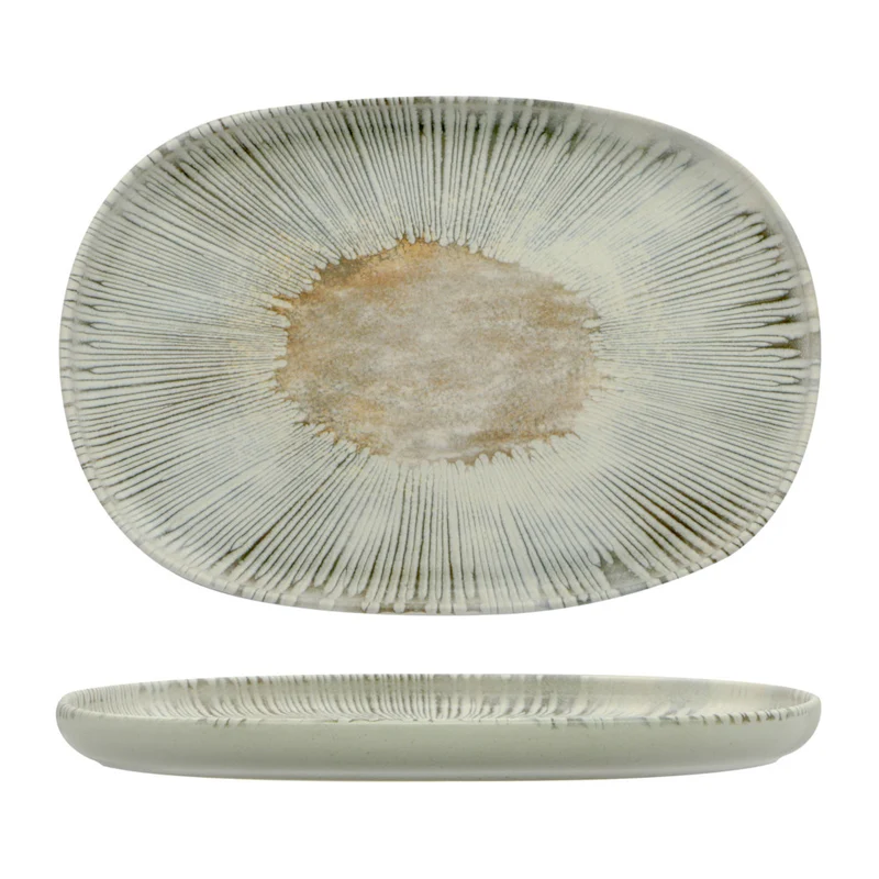 Mesa vassoio ovale ninphea cm.33x23