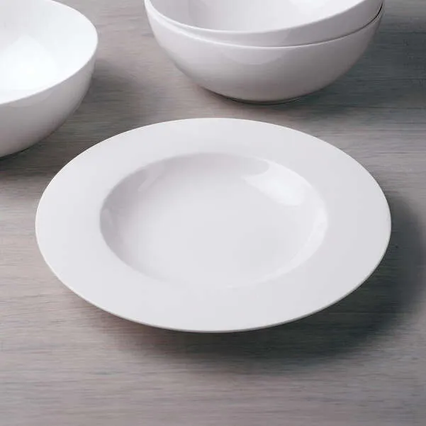 ROYAL Piatto fondo - Bianco, Ø24,8 cm, Premium Bone Porcelain