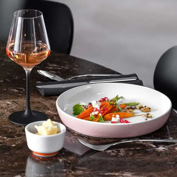 MEMPHIS Piatto per pasta - Rosa, 500 ml, Premium Porcelain