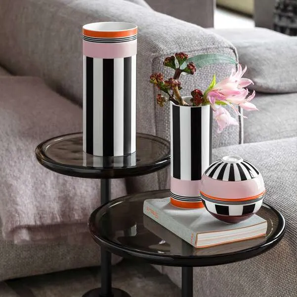 Memphis Vaso bianco, 13,1 x 30,3 cm, Premium Porcelain