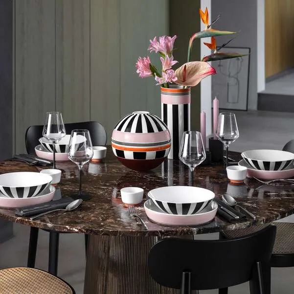 Memphis Vaso bianco, 13,1 x 30,3 cm, Premium Porcelain