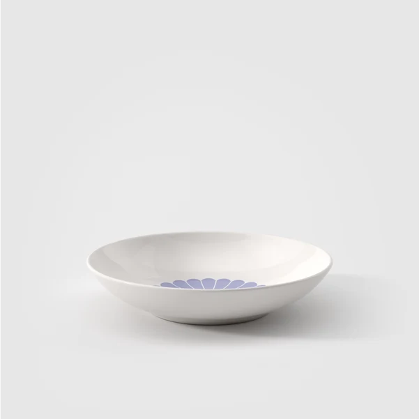 FLEUR Piatto per pasta - Bleu, 620 ml, Premium Porcelain