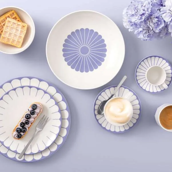 FLEUR Tazzina da caffè - Bleu, 70 ml, Premium Porcelain
