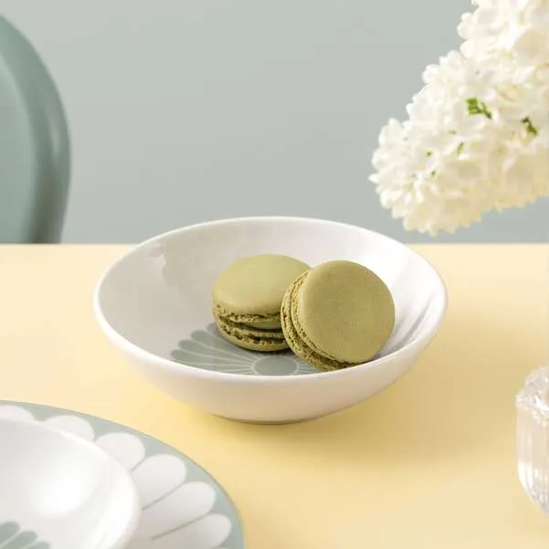 FLEUR Coppetta macedonia - Verde, 110 ml, Premium Porcelain