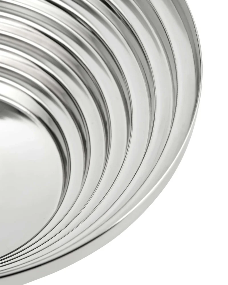 MAYA cestino rotondo in Acciaio Inox - 20 cm